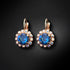 Earrings "Splendor II (Bermuda Blue)" with Swarovski™ crystals